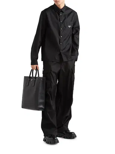 Prada Men's Re-Nylon Shirt - Black - Size XXXL | Thumbnail 7 Prada Men's Re-Nylon Shirt - Black - Size XXXL | Thumbnail 7