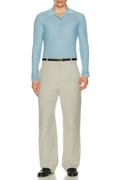 Saint Laurent Manches Montees Polo | Thumbnail 3 Saint Laurent Manches Montees Polo | Thumbnail 3