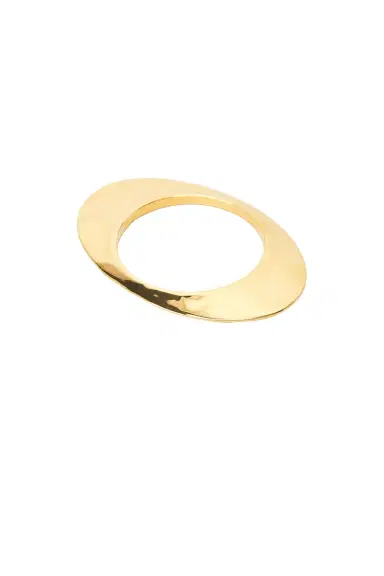Saint Laurent Oval Bangle Bracelet | Thumbnail 4 Saint Laurent Oval Bangle Bracelet | Thumbnail 4