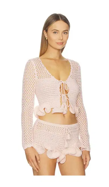 Lovers and Friends Blake Open Knit Cardigan | Thumbnail 2 Lovers and Friends Blake Open Knit Cardigan | Thumbnail 2