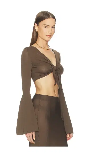 Lovers and Friends Paisleigh Knit Tie Top | Thumbnail 2 Lovers and Friends Paisleigh Knit Tie Top | Thumbnail 2
