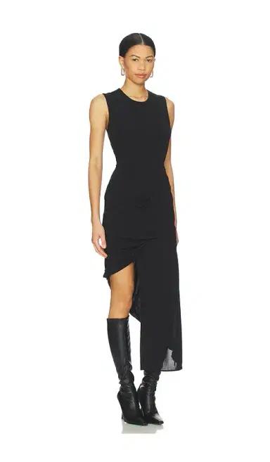 Helmut Lang Twist Drape Dress | Thumbnail 2 Helmut Lang Twist Drape Dress | Thumbnail 2