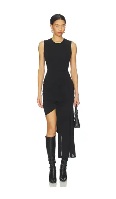 Helmut Lang Twist Drape Dress | Thumbnail 1 Helmut Lang Twist Drape Dress | Thumbnail 1