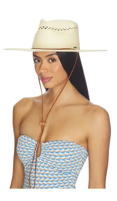 Brixton Beck Straw Rancher Hat | Thumbnail 1 Brixton Beck Straw Rancher Hat | Thumbnail 1