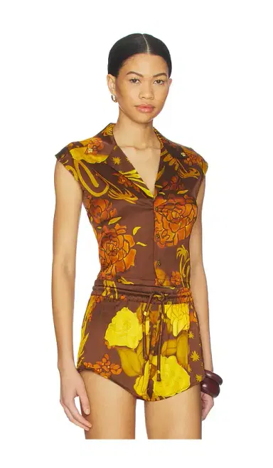 Donde Esteban Veranera Cropped Shirt | Thumbnail 2 Donde Esteban Veranera Cropped Shirt | Thumbnail 2
