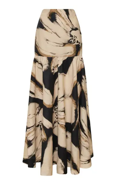 ANDRES OTALORA Intencion Linen Maxi Skirt | Thumbnail 1 ANDRES OTALORA Intencion Linen Maxi Skirt | Thumbnail 1