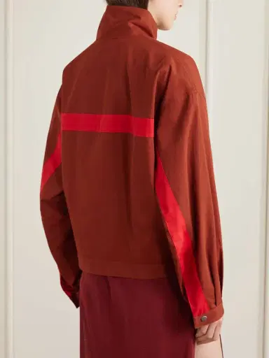 Saint Laurent Embroidered Striped Cotton Jacket | Thumbnail 4 Saint Laurent Embroidered Striped Cotton Jacket | Thumbnail 4