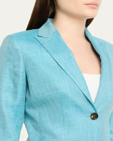 Kiton Single-Breasted Herringbone Jacket | Thumbnail 5 Kiton Single-Breasted Herringbone Jacket | Thumbnail 5