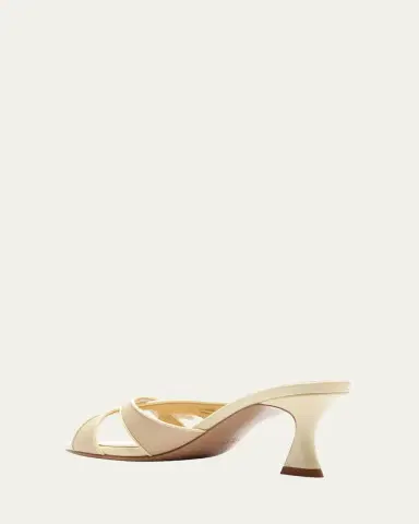 Alexandre Birman Tita Cross 60mm Leather Kitten-Heel Sandals | Thumbnail 3 Alexandre Birman Tita Cross 60mm Leather Kitten-Heel Sandals | Thumbnail 3