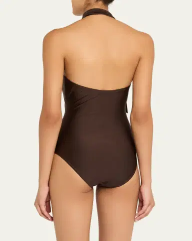 Zimmermann Awaken Tie Neck One-Piece Swimsuit | Thumbnail 3 Zimmermann Awaken Tie Neck One-Piece Swimsuit | Thumbnail 3