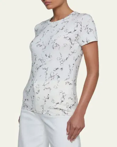 L'Agence Ressi Short-Sleeve Chain Tee | Thumbnail 5 L'Agence Ressi Short-Sleeve Chain Tee | Thumbnail 5