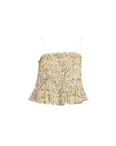 Ulla Johnson Florian Floral Silk Chiffon Top | Thumbnail 1 Ulla Johnson Florian Floral Silk Chiffon Top | Thumbnail 1