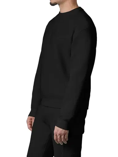 Mackage Men's Julius LG Logo Cotton-Blend Sweatshirt - Black - Size XXL | Thumbnail 3 Mackage Men's Julius LG Logo Cotton-Blend Sweatshirt - Black - Size XXL | Thumbnail 3