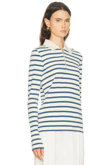 Jil Sander Long Sleeve Polo Top | Thumbnail 2 Jil Sander Long Sleeve Polo Top | Thumbnail 2