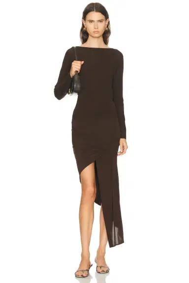 Helmut Lang Twist Drape Skirt | Thumbnail 5 Helmut Lang Twist Drape Skirt | Thumbnail 5