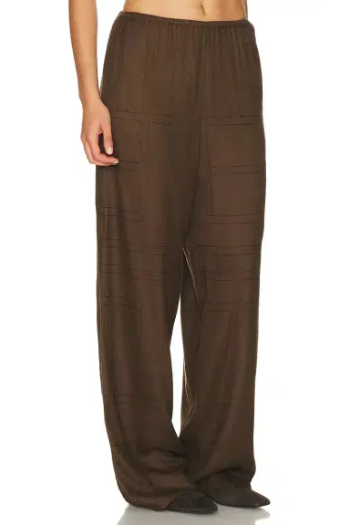 Toteme Monogram Flannel PJ Pant | Thumbnail 2 Toteme Monogram Flannel PJ Pant | Thumbnail 2