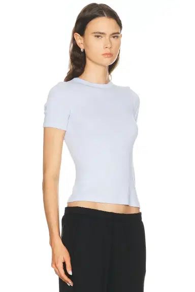 Enza Costa Supima Cotton New Classic Tee | Thumbnail 2 Enza Costa Supima Cotton New Classic Tee | Thumbnail 2
