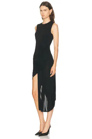 Helmut Lang Twist Drape Dress | Thumbnail 3 Helmut Lang Twist Drape Dress | Thumbnail 3
