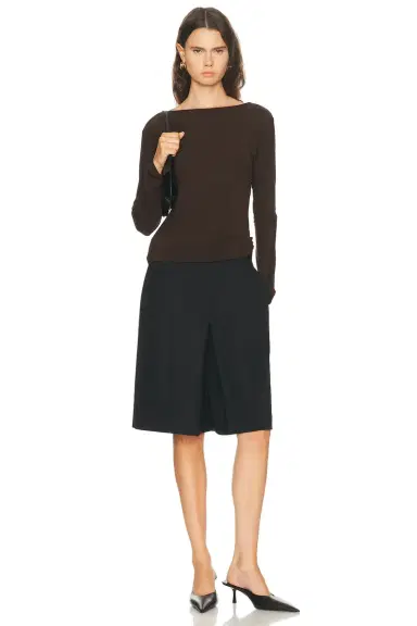 Helmut Lang Midi Skort | Thumbnail 5 Helmut Lang Midi Skort | Thumbnail 5