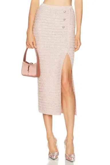 Alessandra Rich Sequin Midi Skirt | Thumbnail 1 Alessandra Rich Sequin Midi Skirt | Thumbnail 1