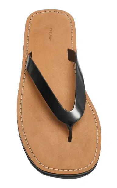 The Row City Leather Flip Flop Sandals | Thumbnail 4 The Row City Leather Flip Flop Sandals | Thumbnail 4