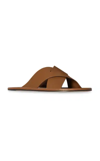 The Row Malick Cross Leather Sandals | Thumbnail 3 The Row Malick Cross Leather Sandals | Thumbnail 3
