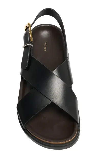 The Row Buckle Leather Sandals | Thumbnail 4 The Row Buckle Leather Sandals | Thumbnail 4