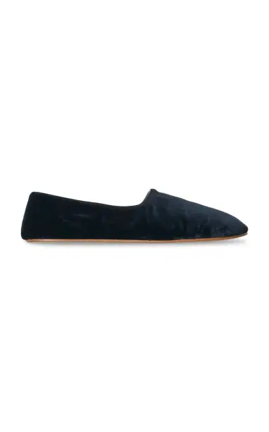 The Row Ponti Cotton Slippers | Thumbnail 1 The Row Ponti Cotton Slippers | Thumbnail 1