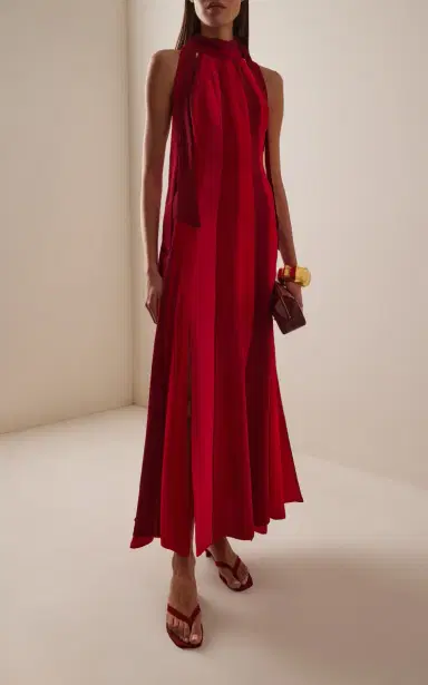 Rosie Assoulin Exclusive Car Wash Silk Chiffon Gown | Thumbnail 3 Rosie Assoulin Exclusive Car Wash Silk Chiffon Gown | Thumbnail 3