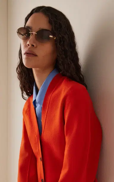 Gucci Round-Frame Metal Sunglasses | Thumbnail 2 Gucci Round-Frame Metal Sunglasses | Thumbnail 2