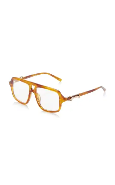 Gucci Square-Frame Acetate Glasses | Thumbnail 3 Gucci Square-Frame Acetate Glasses | Thumbnail 3