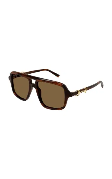 Gucci Aviator-Frame Acetate Sunglasses | Thumbnail 3 Gucci Aviator-Frame Acetate Sunglasses | Thumbnail 3