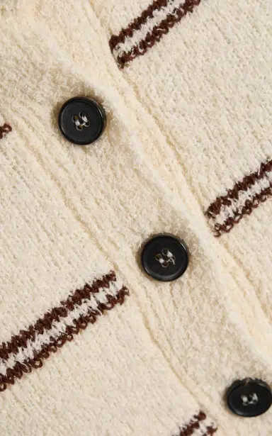 Róhe Striped Cotton-Blend Terry Cloth Polo Shirt | Thumbnail 5 Róhe Striped Cotton-Blend Terry Cloth Polo Shirt | Thumbnail 5