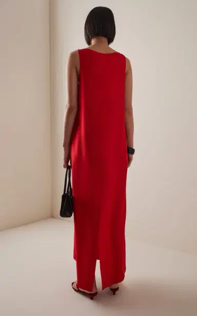 Róhe Silk Scoop-Neck Maxi Dress | Thumbnail 4 Róhe Silk Scoop-Neck Maxi Dress | Thumbnail 4