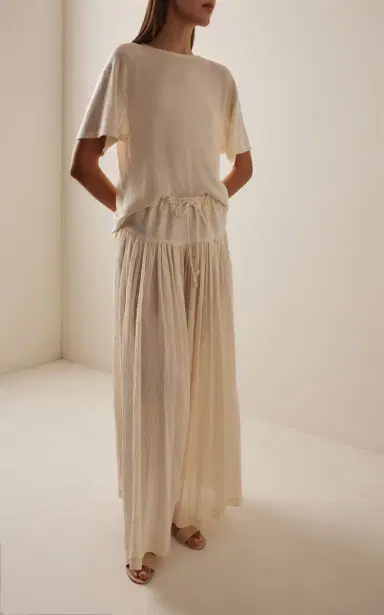The Row Berenice Cotton Cheesecloth Pants | Thumbnail 2 The Row Berenice Cotton Cheesecloth Pants | Thumbnail 2