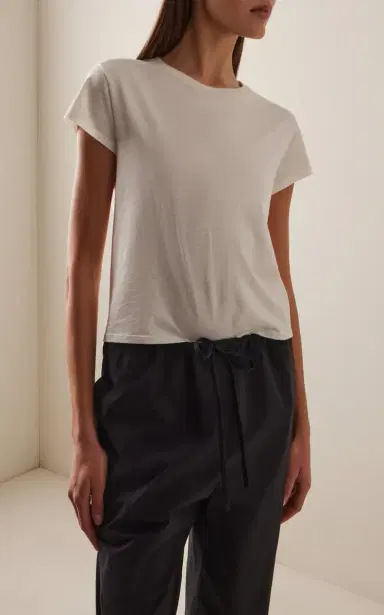 The Row Tori Cotton-Silk T-Shirt | Thumbnail 2 The Row Tori Cotton-Silk T-Shirt | Thumbnail 2