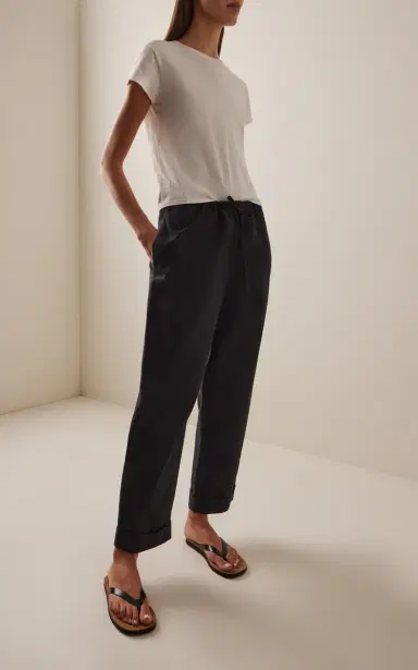 The Row Tori Cotton-Silk T-Shirt | Thumbnail 3 The Row Tori Cotton-Silk T-Shirt | Thumbnail 3