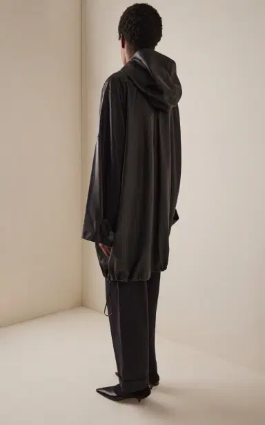 The Row Cassandre Plonge Leather Coat | Thumbnail 4 The Row Cassandre Plonge Leather Coat | Thumbnail 4