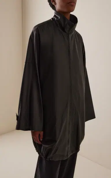 The Row Cassandre Plonge Leather Coat | Thumbnail 5 The Row Cassandre Plonge Leather Coat | Thumbnail 5