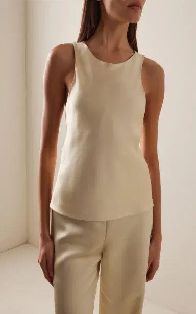 The Row Faustino Silk Satin Top | Thumbnail 2 The Row Faustino Silk Satin Top | Thumbnail 2