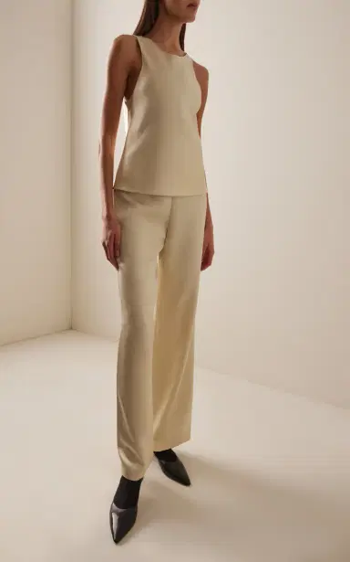 The Row Faustino Silk Satin Top | Thumbnail 3 The Row Faustino Silk Satin Top | Thumbnail 3
