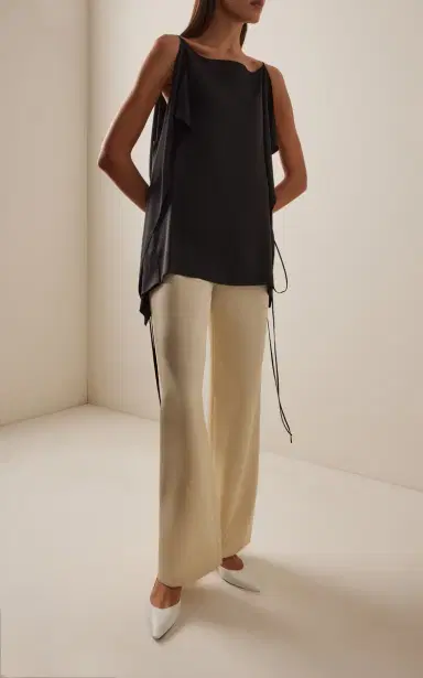 The Row Koray Silk Satin Top | Thumbnail 3 The Row Koray Silk Satin Top | Thumbnail 3