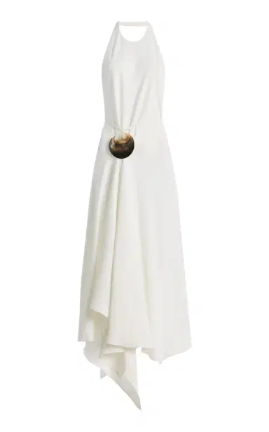 SLOAN Exclusive Crepe Asymmetric Midi Halter Dress | Thumbnail 13 SLOAN Exclusive Crepe Asymmetric Midi Halter Dress | Thumbnail 13