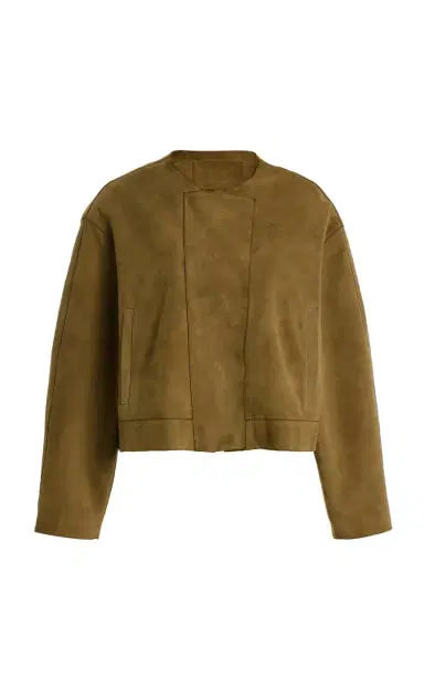 SLOAN Exclusive Suede Bomber Jacket | Thumbnail 6 SLOAN Exclusive Suede Bomber Jacket | Thumbnail 6