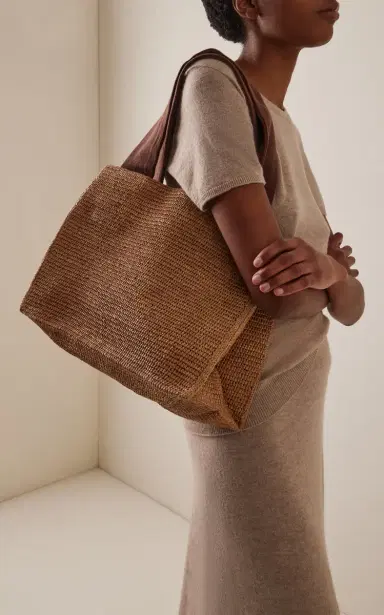 The Row Loretta Raffia Bag | Thumbnail 4 The Row Loretta Raffia Bag | Thumbnail 4