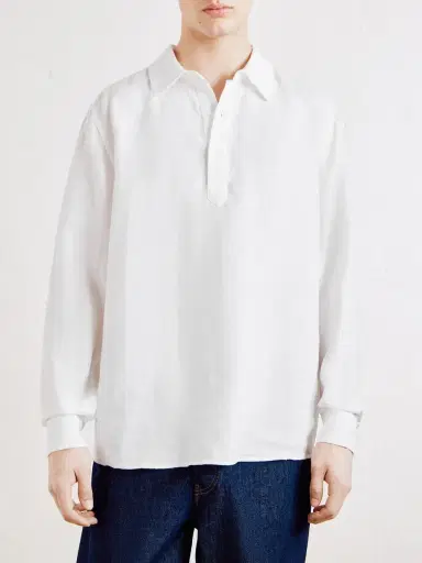MR P. Linen Henley Shirt - Men | Thumbnail 3 MR P. Linen Henley Shirt - Men | Thumbnail 3