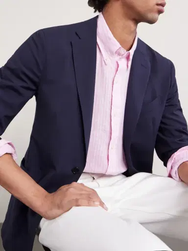 Polo Ralph Lauren Button-Down Collar Logo-Embroidered Striped Cotton Shirt - Men | Thumbnail 6 Polo Ralph Lauren Button-Down Collar Logo-Embroidered Striped Cotton Shirt - Men | Thumbnail 6