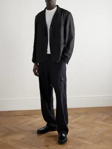 Kardo Somesh Checked Cotton Blazer - Men | Thumbnail 2 Kardo Somesh Checked Cotton Blazer - Men | Thumbnail 2