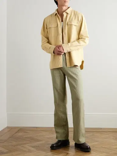 RRL Brushed Cotton-Flannel Shirt - Men | Thumbnail 2 RRL Brushed Cotton-Flannel Shirt - Men | Thumbnail 2