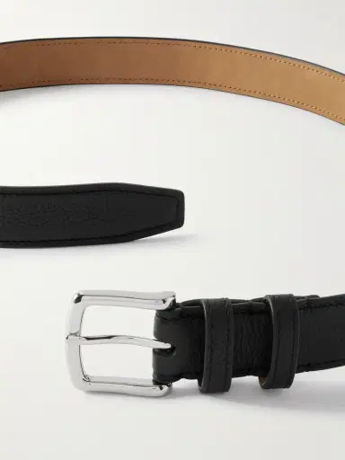 George Cleverley 3cm Full-Grain Leather Belt - Men | Thumbnail 3 George Cleverley 3cm Full-Grain Leather Belt - Men | Thumbnail 3